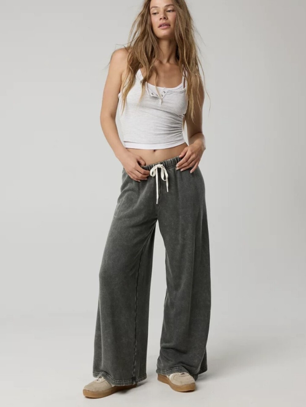 Aerie Keep It 100 Wide Leg Pant